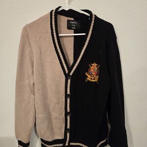 Rue21 Men's Black and Tan Sweater